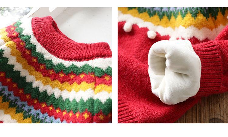 Áo Len Tay Dài Ấm Áp Dễ Phối Đồ Dễ Thương Dành Cho Bé Gái