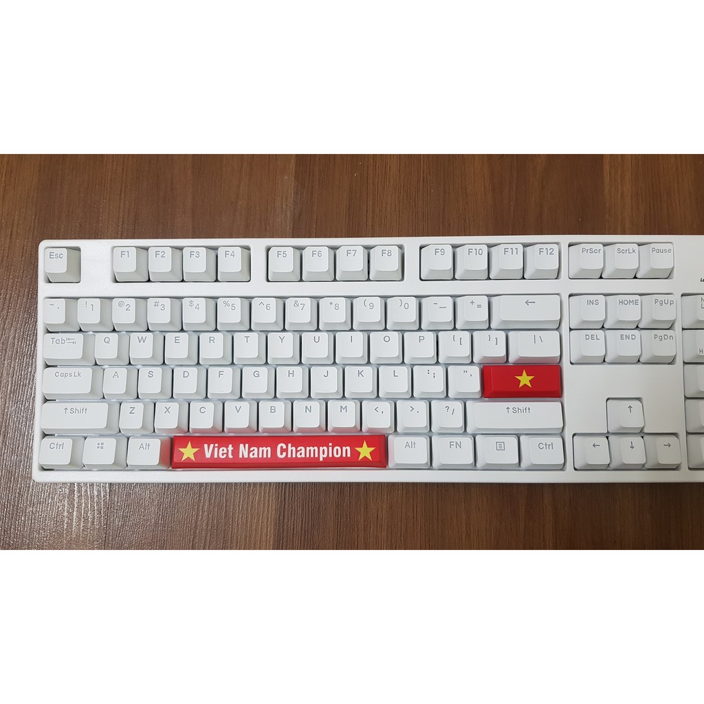 [XẢ KHO]Keycap Esc + Enter + Spacebar cờ Việt Nam và cờ Đảng, chất liệu thick PBT in dye sub 5 mặt,cherry profile