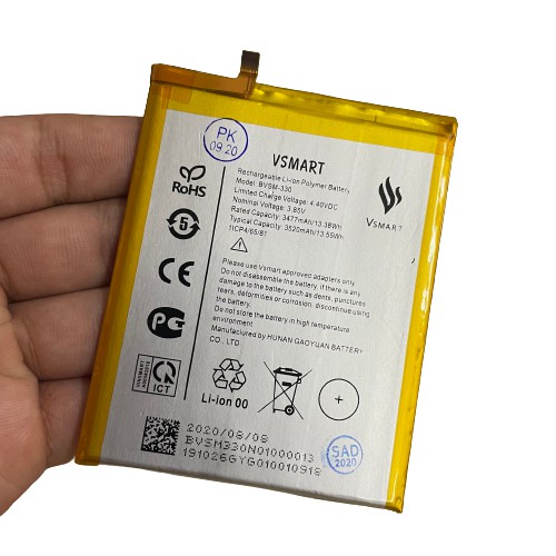 ✅ Chính Hãng ✅ Pin Vsmart Star 3 Mã BVSM-330 Battery Linh Kiện Thay Thế