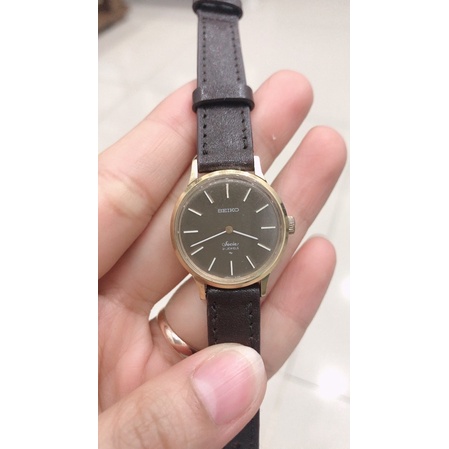 Đồng hồ cơ nữ si nhật hiệu Seiko 21 Jewels( cơ lên dây cót không chạy bằng pin)