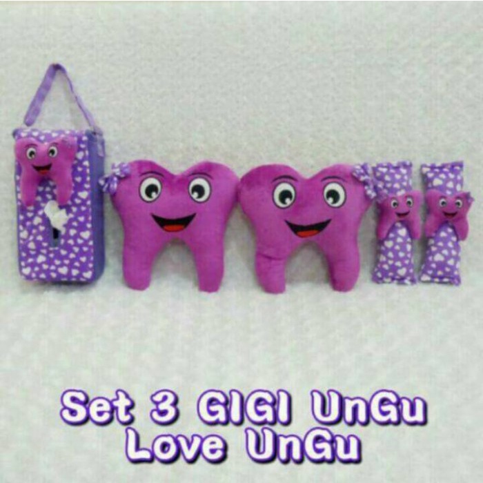 Gối Ô Tô 3 Trong 1 Màu Tím Ngọt Ngào
