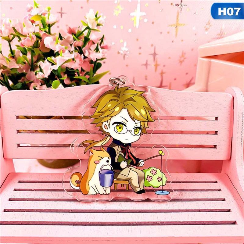 Tmdbyx Móc khóa nhựa acrylic trong suốt họa tiết chú cún cưng xinh xắn