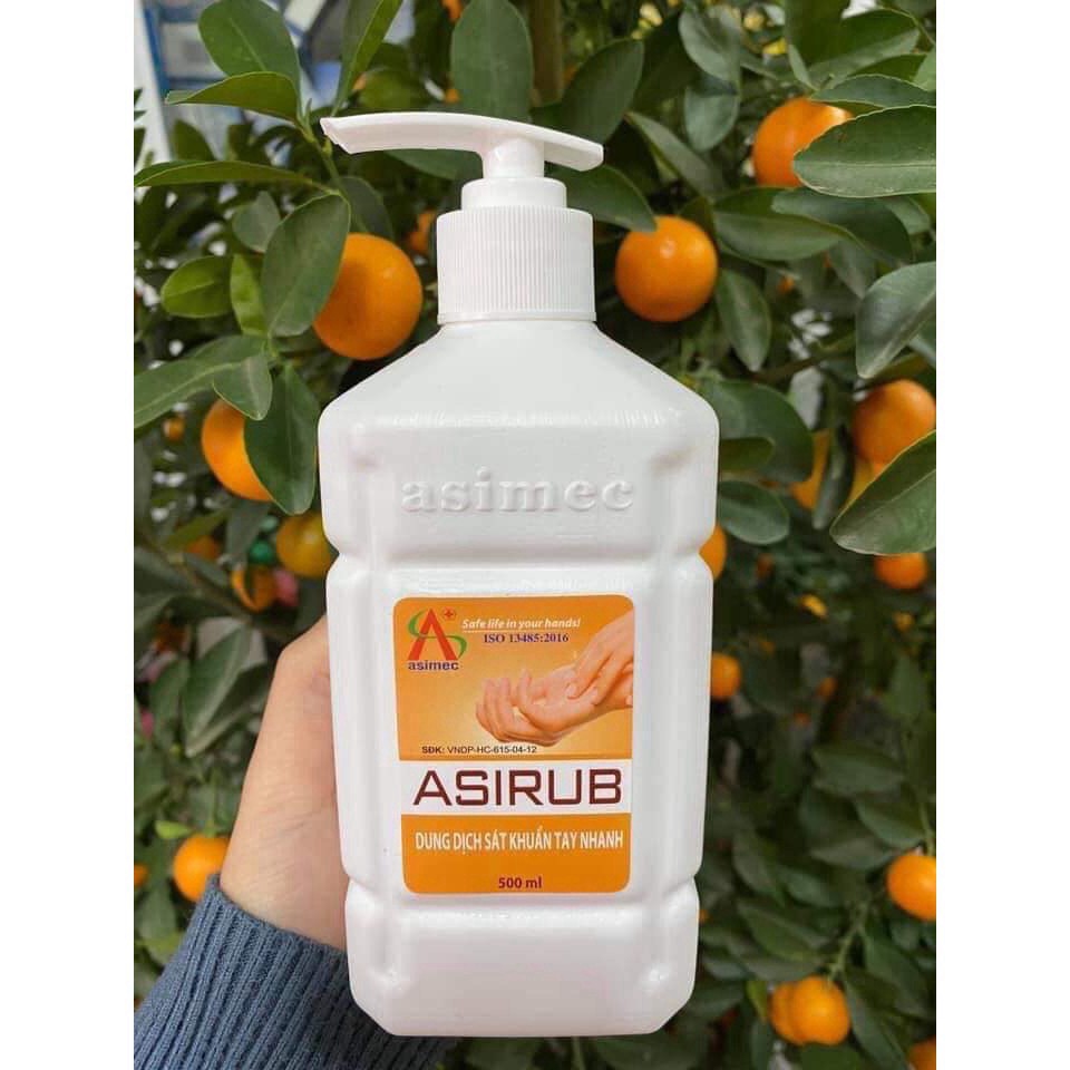 Dung dịch sát khuẩn tay nhanh Asirub 500ml (Dùng trong bệnh viện) | BigBuy360 - bigbuy360.vn