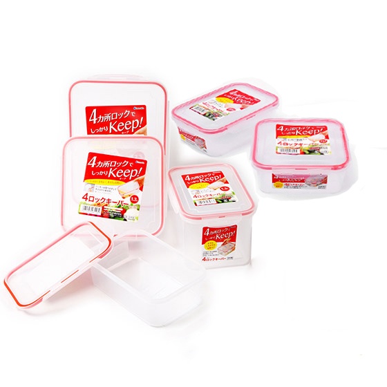 HỘP NHỰA ĐỰNG THỰC PHẨM CỦA NHẬT INOMATA (NHIỀU KÍCH CỠ) không chứa BPA, dùng được lò vi sóng - HÀNG NỘI ĐỊA NHẬT