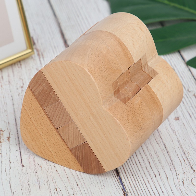 Khóa Khổng Minh (Hình Trái Tim và Chữ Nhật)