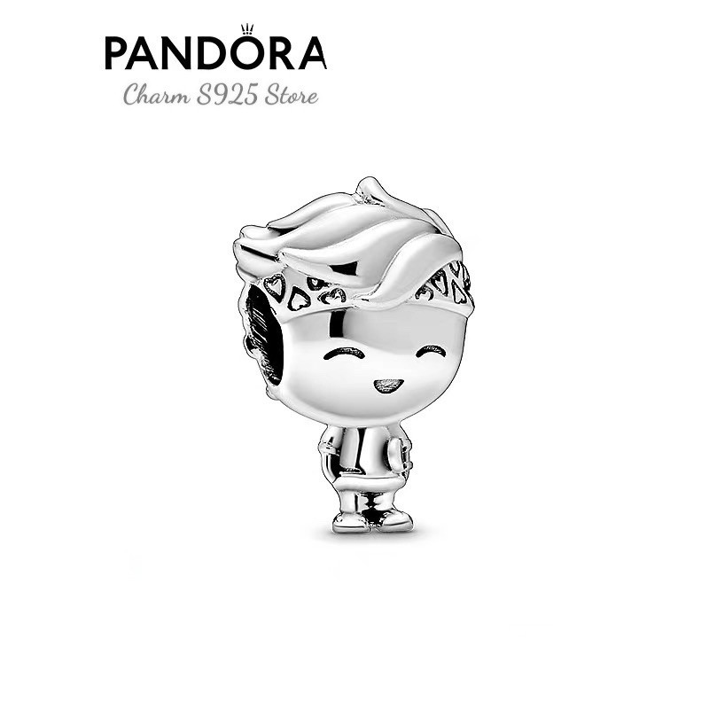 charm pan chàng trai bạc s925 cao cấp