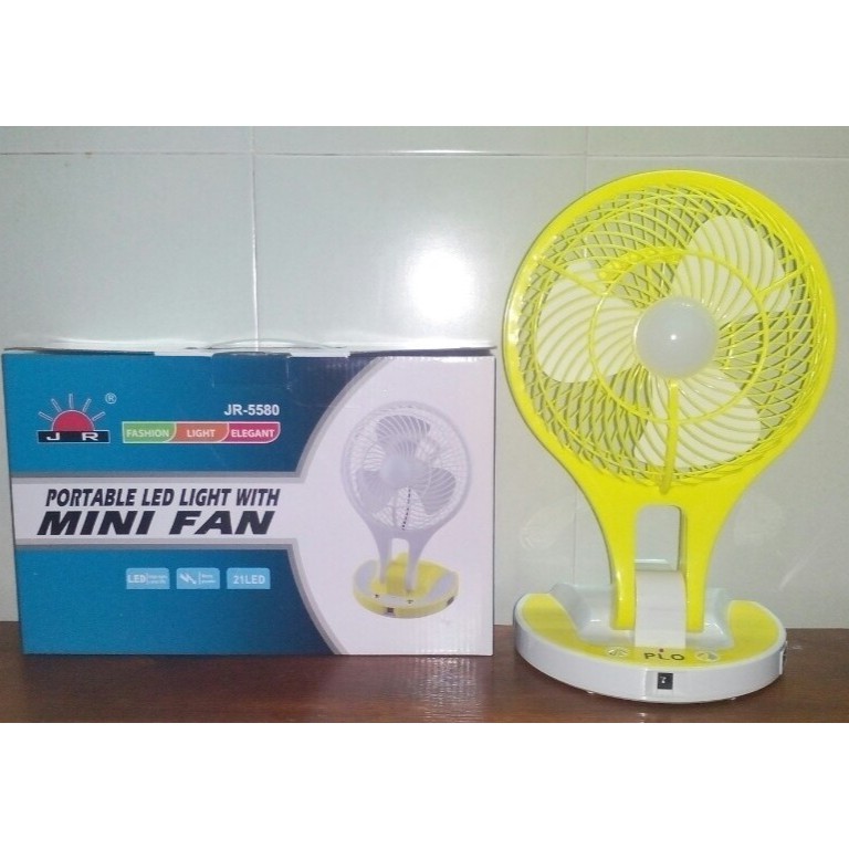 Quạt sạc tích điện Mini Fan JR 5580