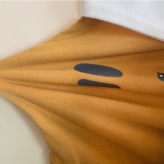 Áo liền quần BCBL tay cộc vải cotton hữu cơ hình hổ vàng có mũ cho em bé