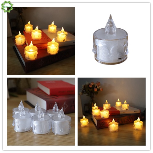 Đèn Led Hình Cây Nến Trong Suốt Phong Cách Vintage Trang Trí Nhà Cửa