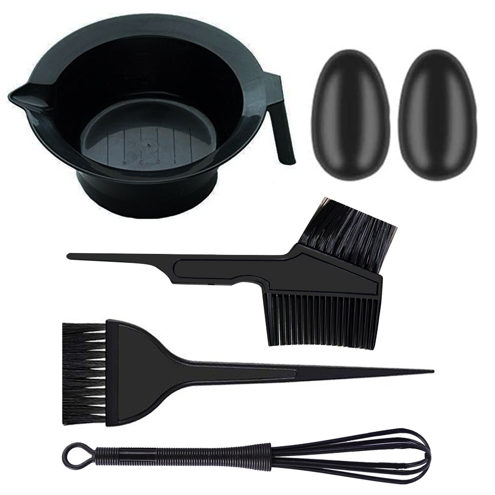 Bộ tô trộn màu nhuộm tóc chuyên nghiệp có tay cầm và cây đánh trứng cho Salon DIY