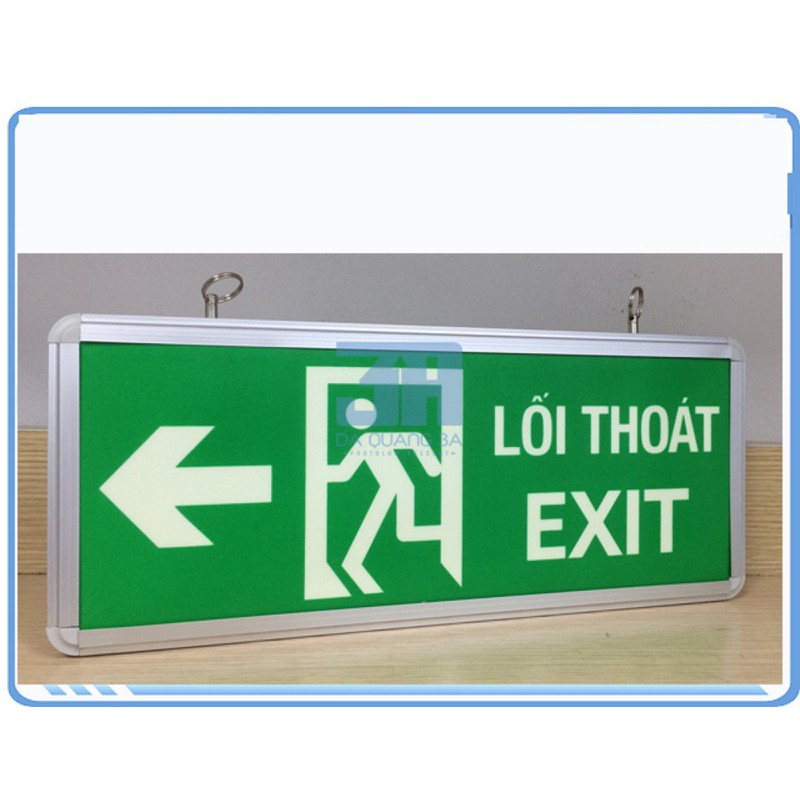 Biển dạ quang thoát hiểm 1 mặt EXIT chỉ trái YF1017