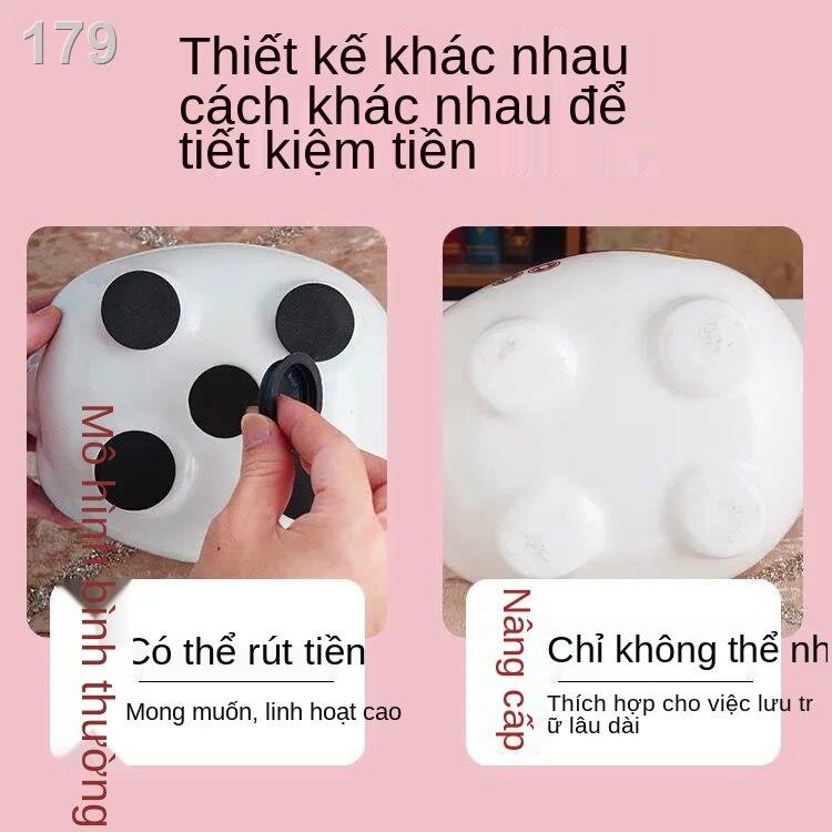 [bán chạy]Heo đất bằng gốm sứ, dung tích siêu lớn, chỉ vào, không ra, quà tặng sáng tạo, bé gái dễ thương, đựng tiền giấ