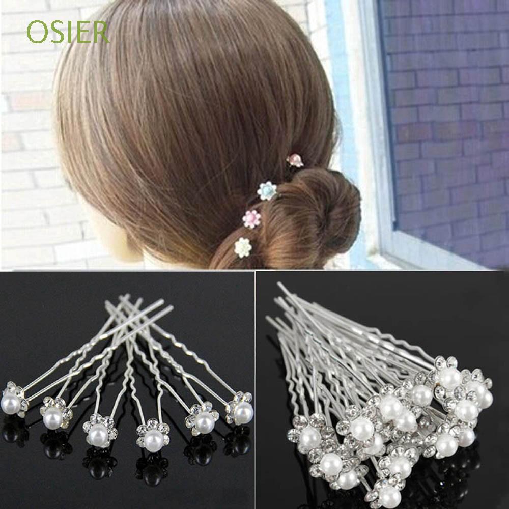 20 trâm cài tóc đính đá và ngọc trai nhân tạo hình hoa xinh xắn cho cô dâu/bạn gái