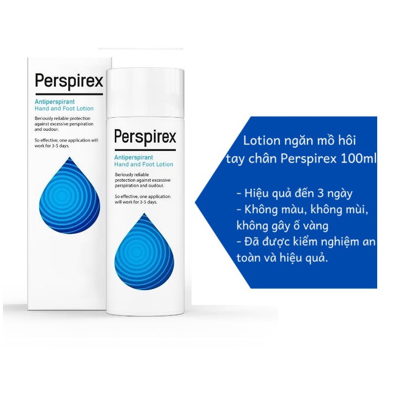 Lotion ngăn mồ hôi tay chân hiệu quả đến 3 ngày Perspirex Foot Lotion 100ml | BigBuy360 - bigbuy360.vn