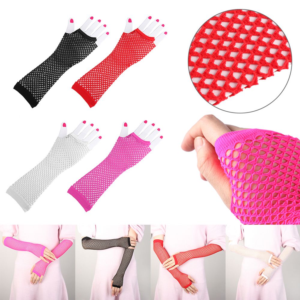 Đôi găng tay lưới hở ngón quyến rũ thời trang cho nữ