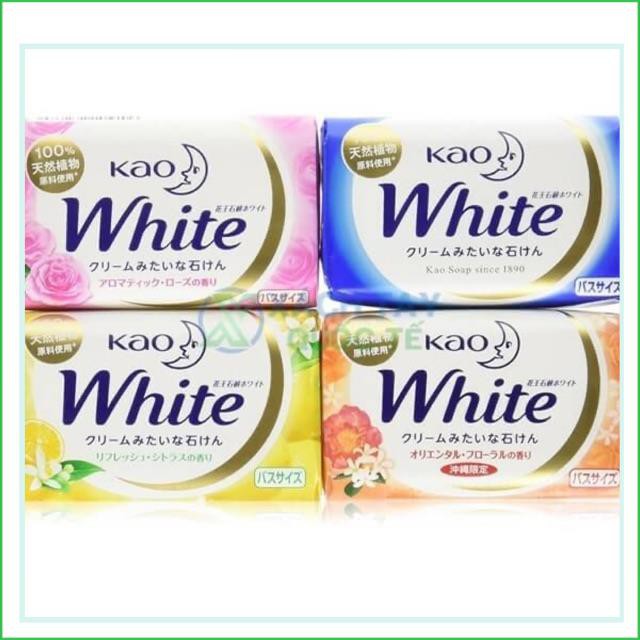 Bánh xà phòng tắm KAO White 130g Nhật Bản