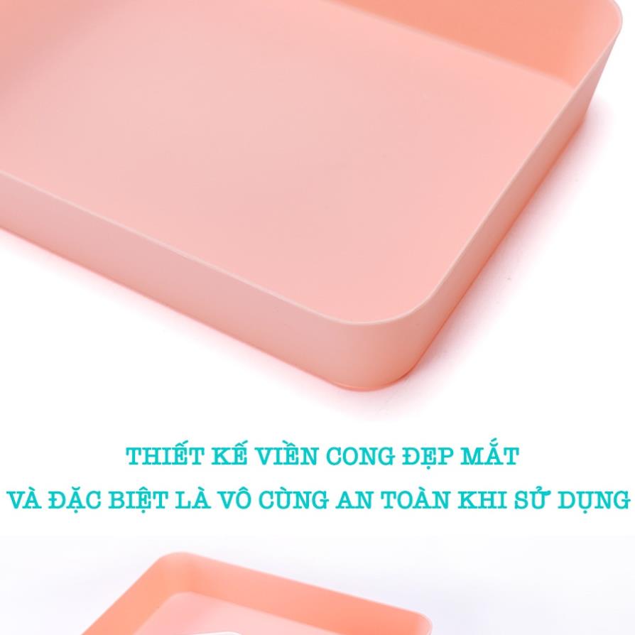 Khay Chia Ngăn Kéo, Khay Nhựa Đựng Để Bàn Đa Năng Nhiều Màu Nhiều Size P002