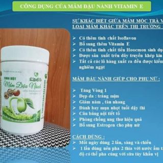 THANH LÝ MẦM ĐẬU NÀNH VITAMIN-E Mộc Trà