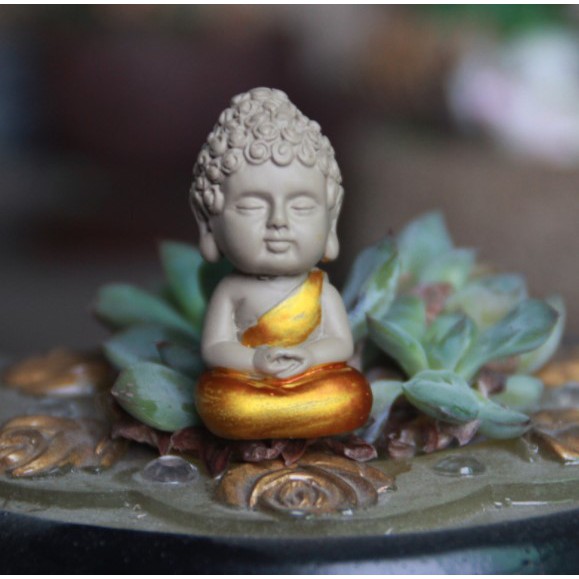 Bộ 8+1 tượng phật 🎁FREESHIP🎁  Tượng phật trang trí xe hơi, tiểu cảnh, bàn, bể cá | BigBuy360 - bigbuy360.vn