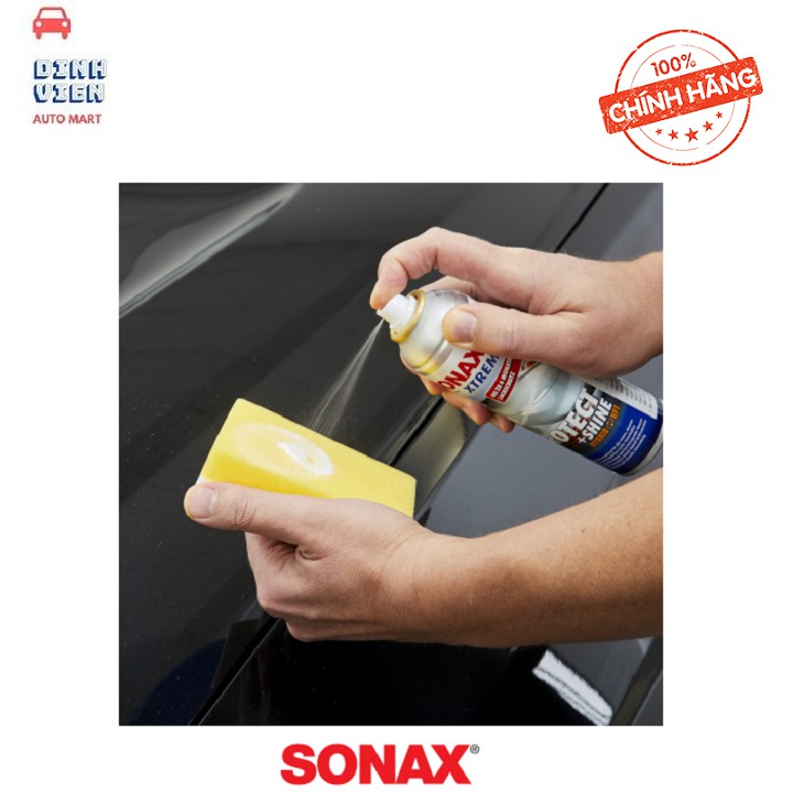 {Phủ bóng bảo vệ sơn} Sonax Xtreme Protect Shine 222100 210 ml công nghệ Nano chống bám bụi bẩn, giữ độ bóng dài lâu.