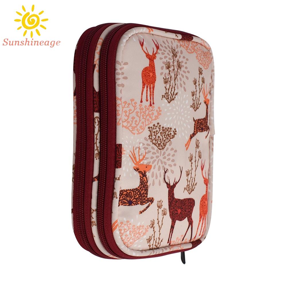 Portable Crochet Needles Knitting,Storage Bag Hook Yarn Thread Case Organizer AU