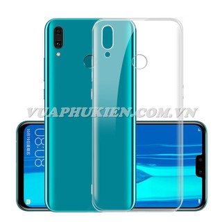 Ốp lưng cho Huawei Y9 2019 / Y9 Prime (2019), Silicone dẻo trong suốt loại A+ siêu mỏng 0,5 mm