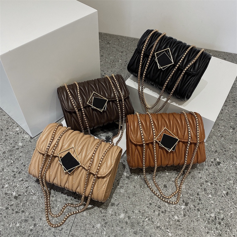 Túi Đeo Chéo Hình Vuông Nhỏ Đơn Giản Phong Cách Hàn Quốc