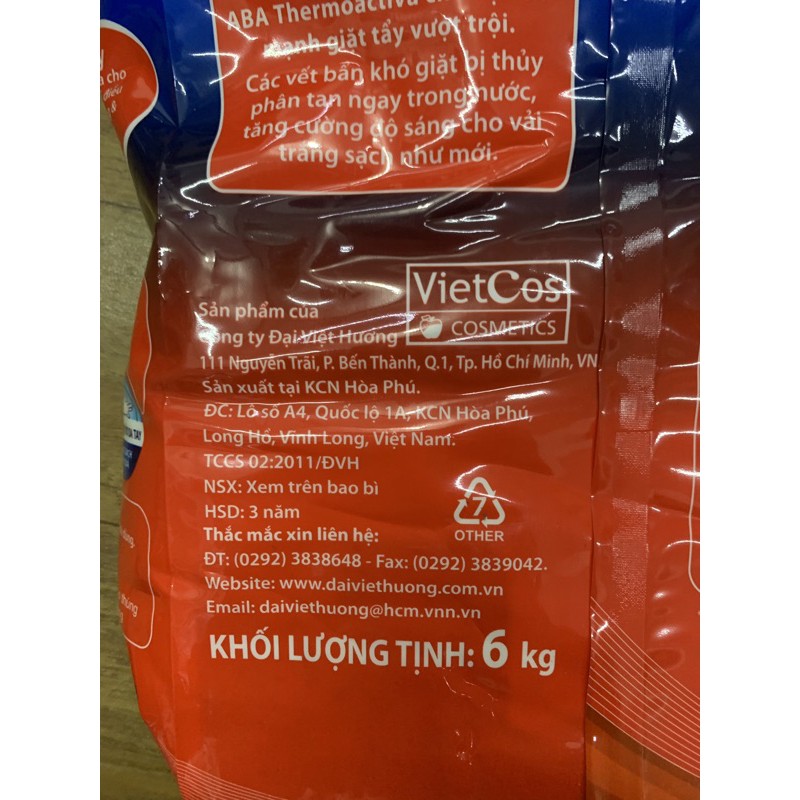 Bột Giặt nhiệt ABA 6kg