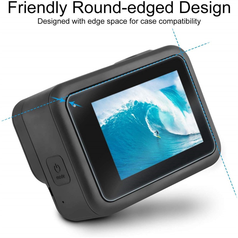 Set 3 Kính Cường Lực Bảo Vệ Camera Hành Trình Gopro Hero 8/7