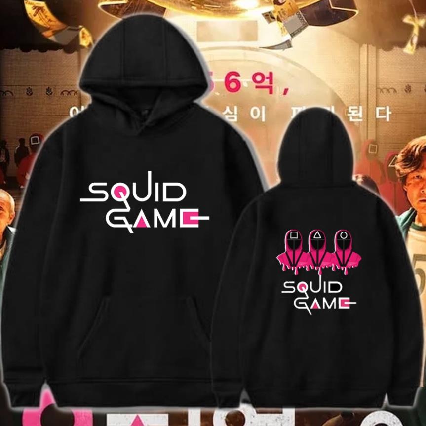 💥💖 Áo Hoodie dài tay UNISEX SQUID GAME 🎁 Mask squid game độc đẹp giá 🎁