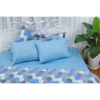 KC  [FREE SHIP TOÀN QUỐC] Chăn ga gối Vải thô lụa Hàn Quốc - KHÁNH CHI