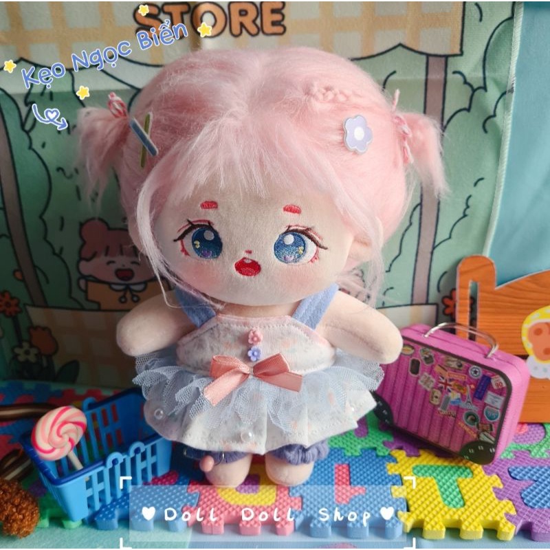 Đầm cho doll 20cm,15cm