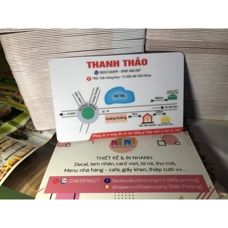 Combo 200 thẻ nhựa (thẻ vip, thẻ xe, thẻ nhân viên)