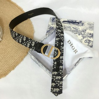 thắt lưng thời trang CD dior montaigne da thật cao cấp