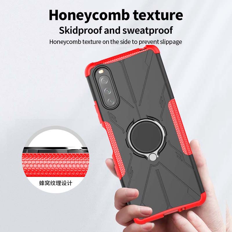 Ốp Điện Thoại PC Có Vòng Đỡ Nam Châm Cho Sony Xperia 1 10 5 III IV