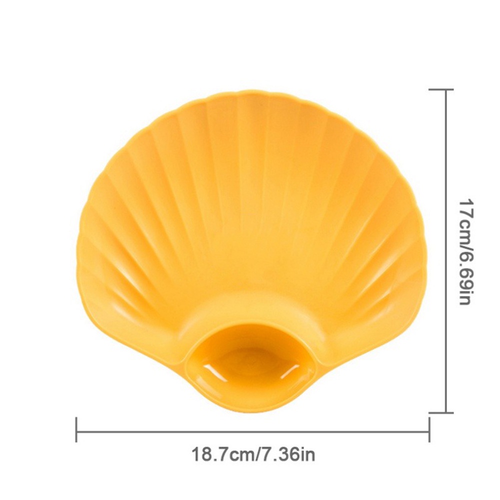 1 Khay Đựng Thức Ăn Vặt Hình Vỏ Sò