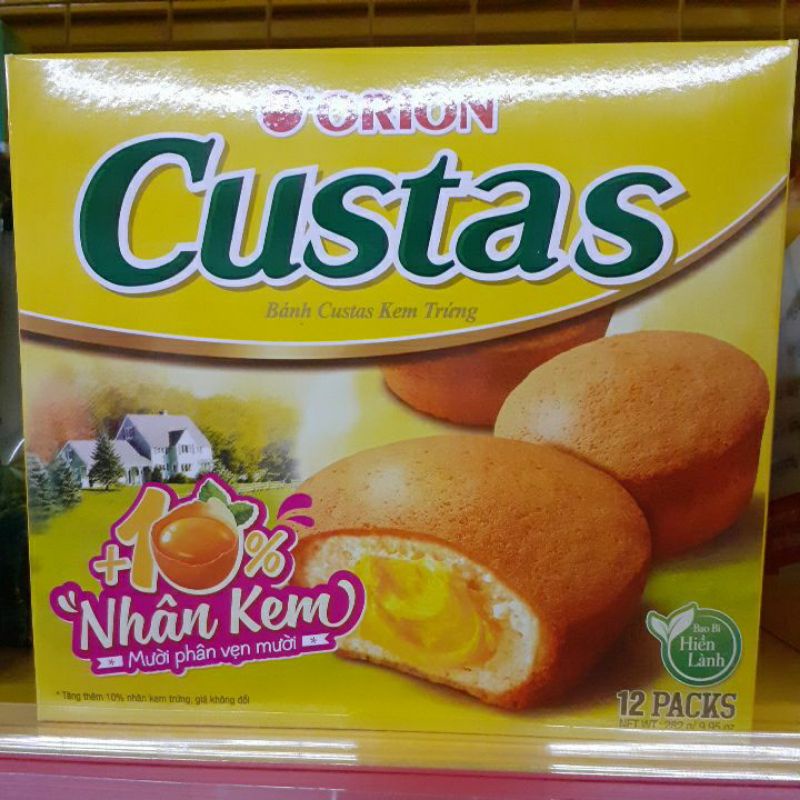 Bánh Custas kem trứng nhân kem