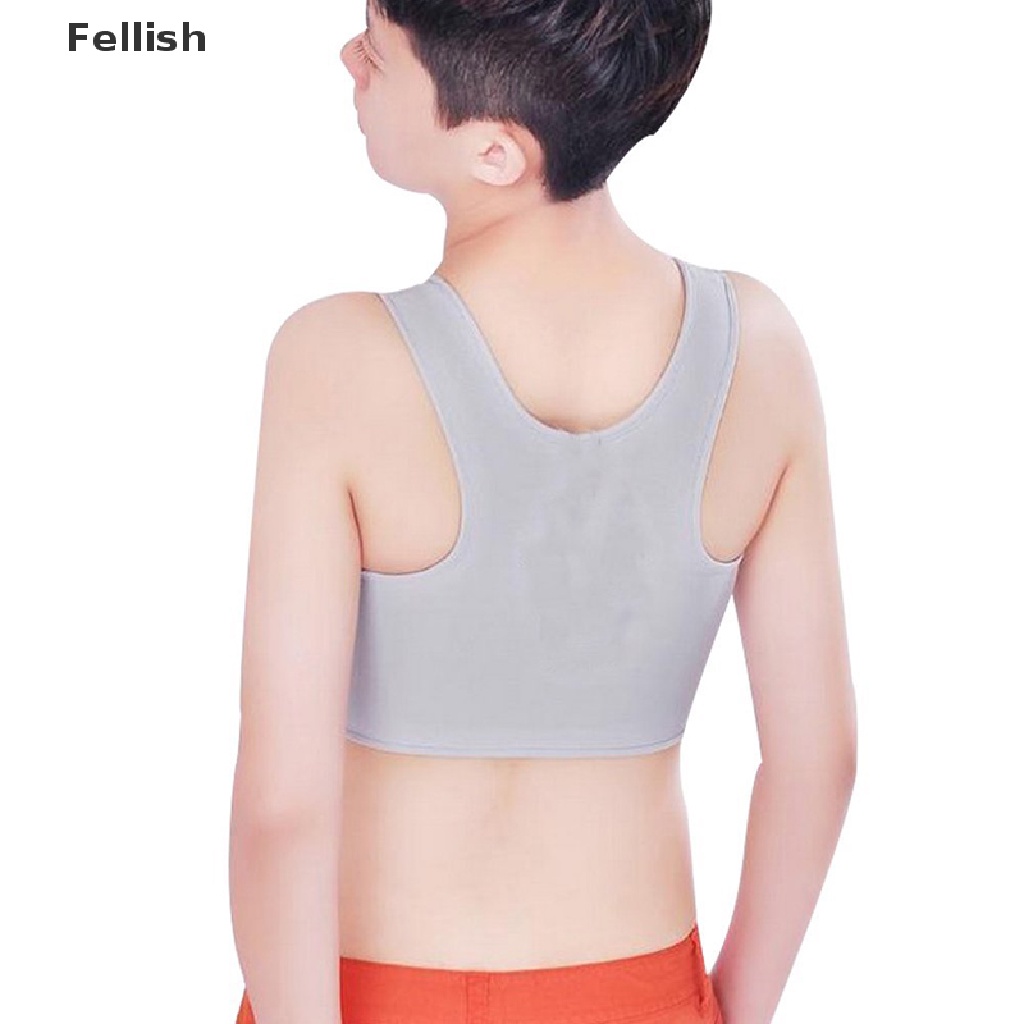 Áo ngực ngắn có khóa thoáng khí dành cho hóa trang Tomboy 436VN