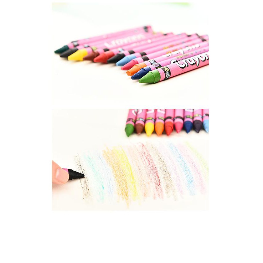 Hộp bút sáp màu 601-24 cây