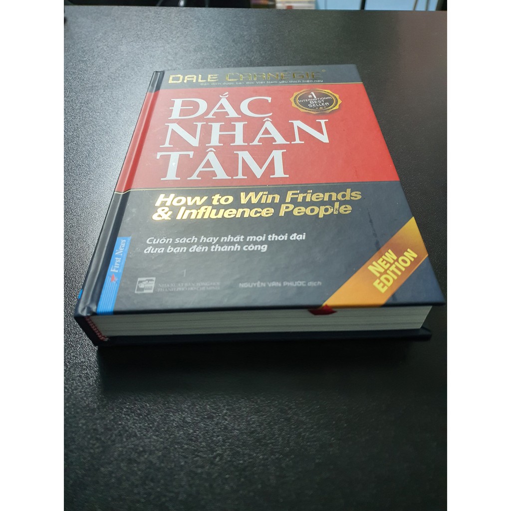 [Mã LIFEMALL05 giảm 10% đơn 100K] Sách - Đắc Nhân Tâm ( Bìa Cứng )