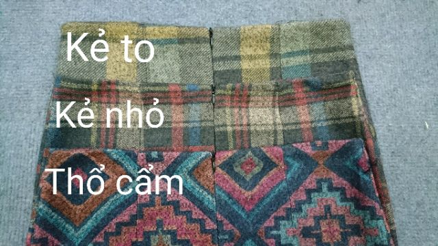 Chân váy bút chì dạ kẻ | BigBuy360 - bigbuy360.vn