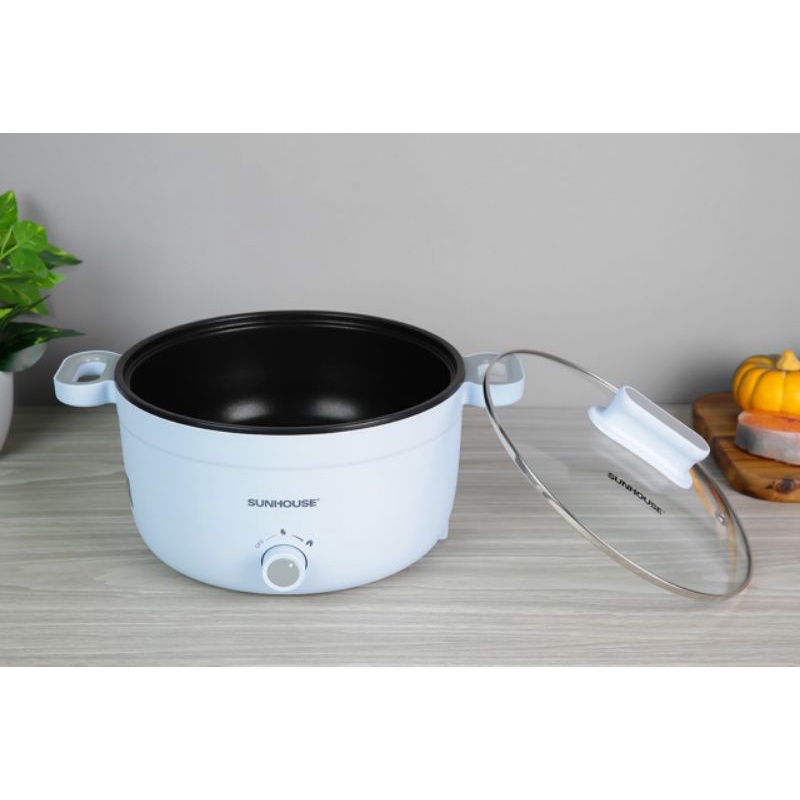 nồi lẩu điện Sunhouse 4528 dung tích 3,5 lít công suất 1.200w hàng chính hãng