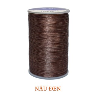 Chỉ dù sáp tròn may đồ da thật handmade