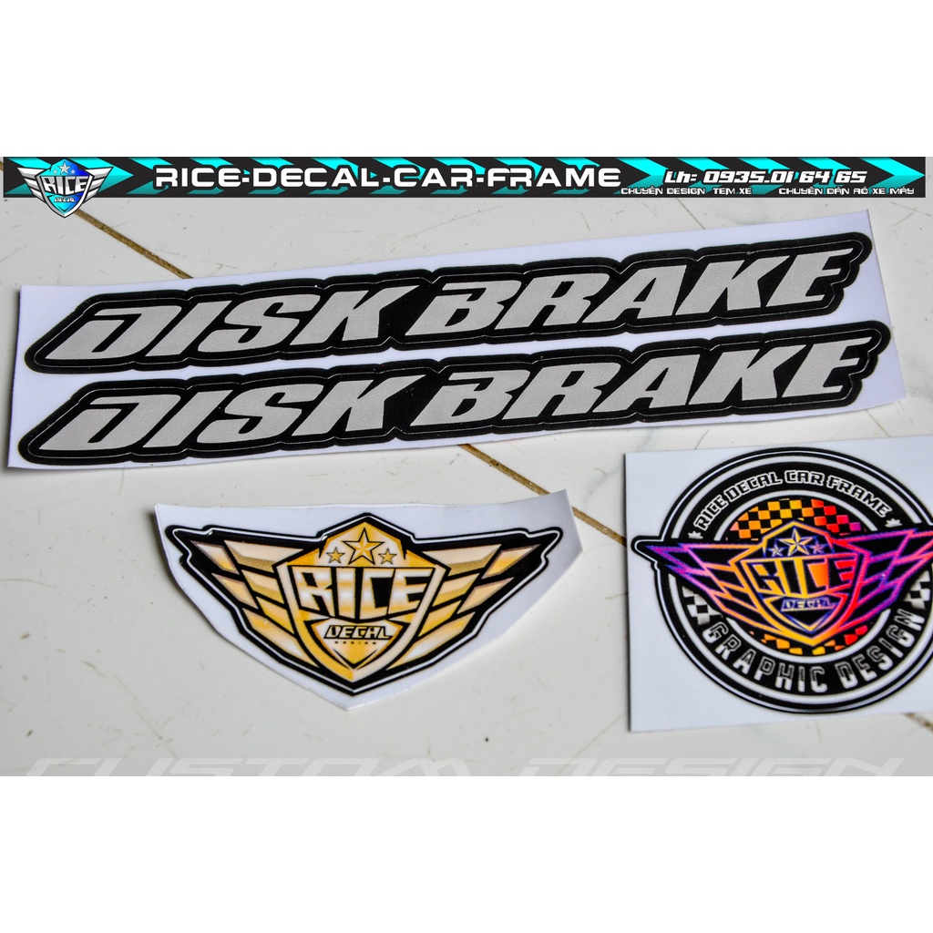 Tem Phuộc Disk Brake Cho xe máy