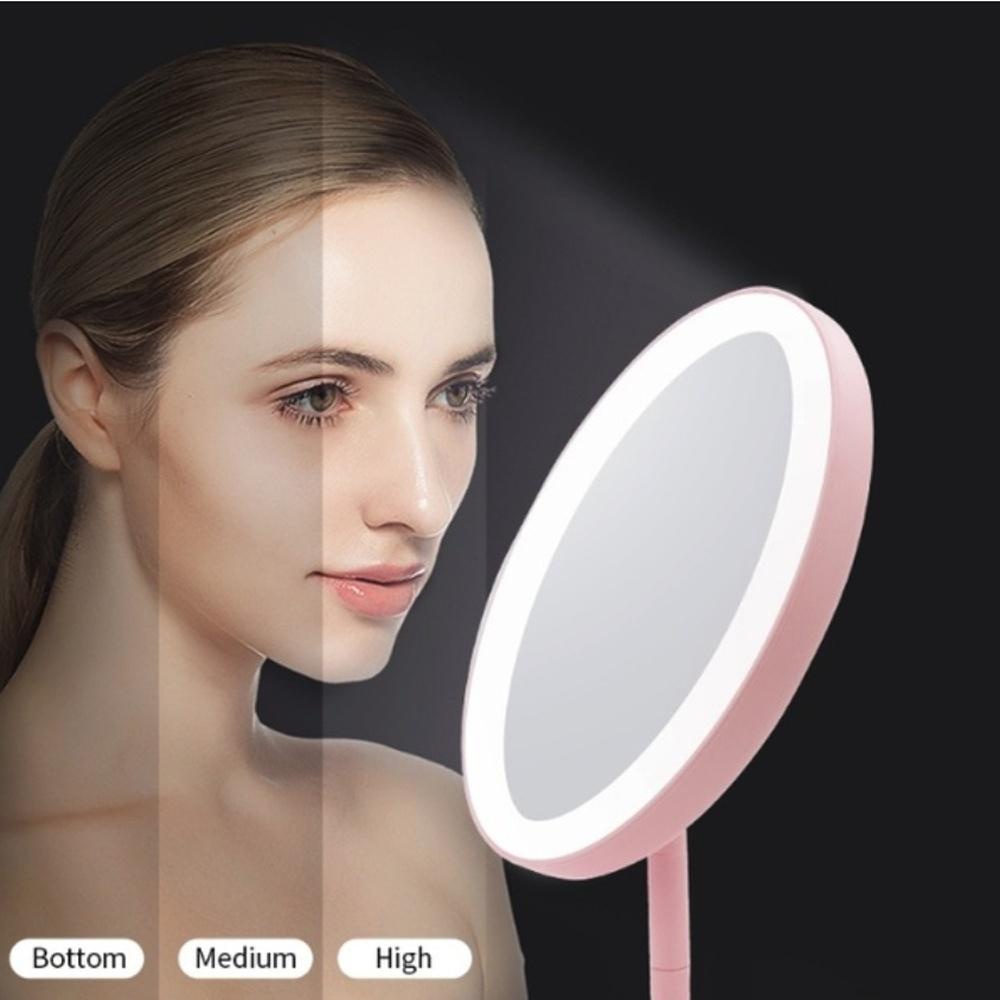 Gương Trang Điểm Tích Hợp Đèn Led 3 Chế Độ Thông Minh Tùy Chỉnh Tiện Dụng