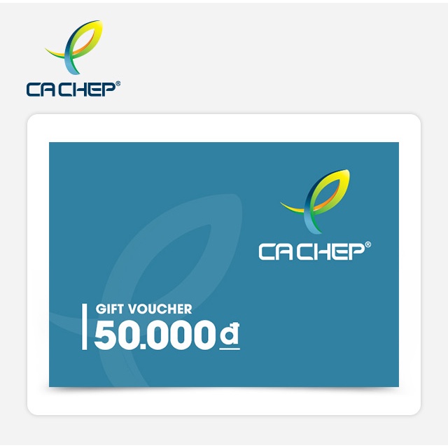 Toàn quốc [Evoucher] Phiếu quà tặng thanh toán hóa đơn tại hệ thống Nhà Sách Cá Chép trị giá 50.000 VNĐ