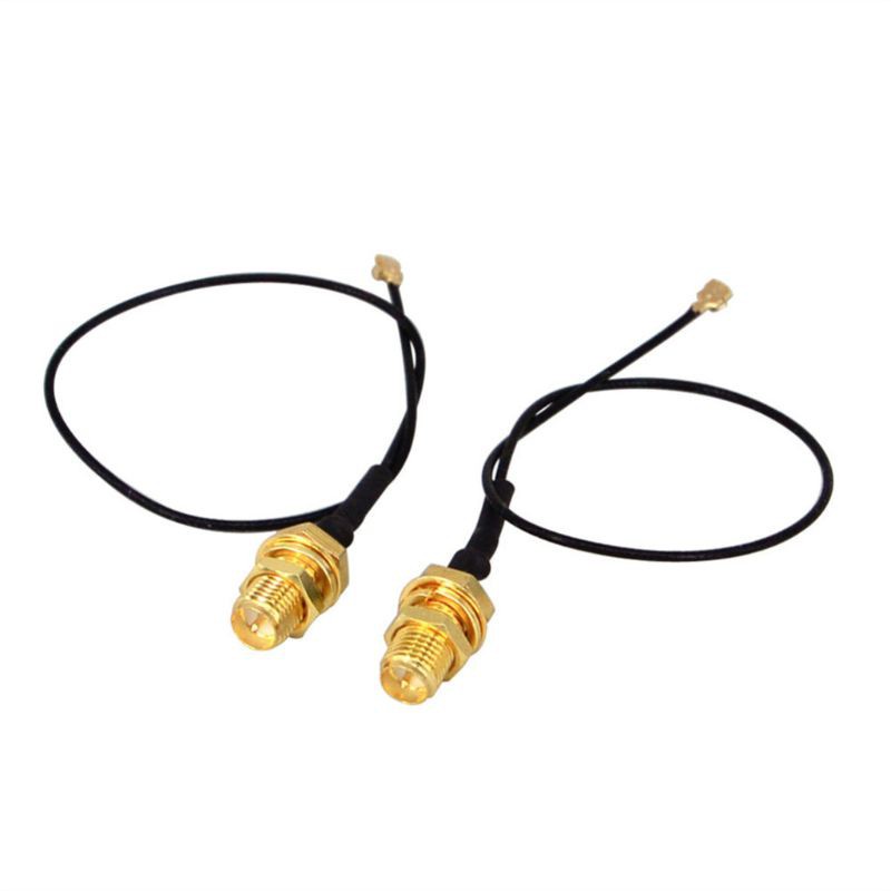 Bộ 2 Ăng Ten Wifi 2.4ghz 3dbi 2.4g Rp-Sma + 17cm Pci U.Fl Ipx To Rp Sma | BigBuy360 - bigbuy360.vn