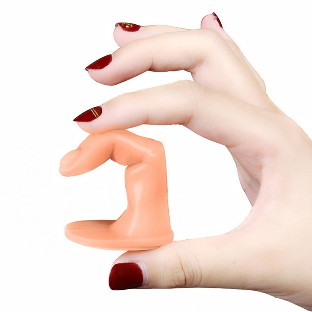 [Hàng mới về] Ngón Tay Giả Bằng Nhựa Luyện Tập Trang Trí Móng Tay