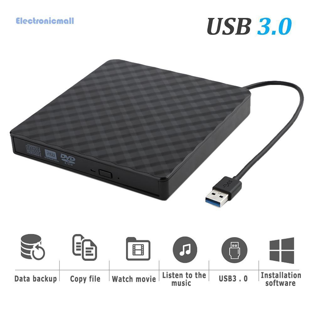 Đầu Ghi Đĩa Dvd Rw-Rom Usb 3.0 + Bộ Phụ Kiện Đi Kèm