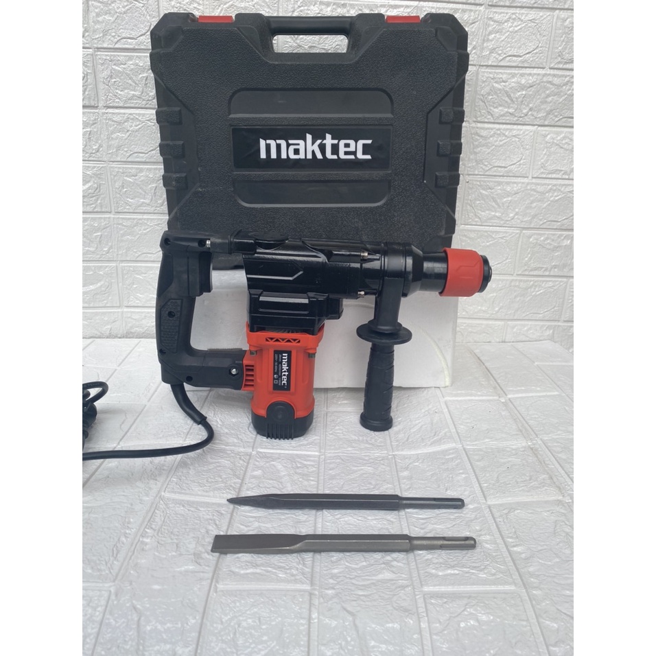 Máy khoan đục bê tông maktec công suất 1160W dây đồng 100% kèm 2 mũi đục bê tông
